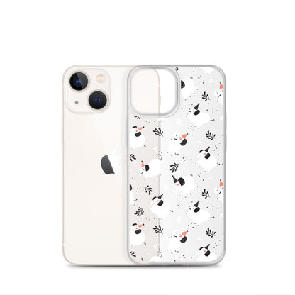 Cute Funny Elephants iPhone Case