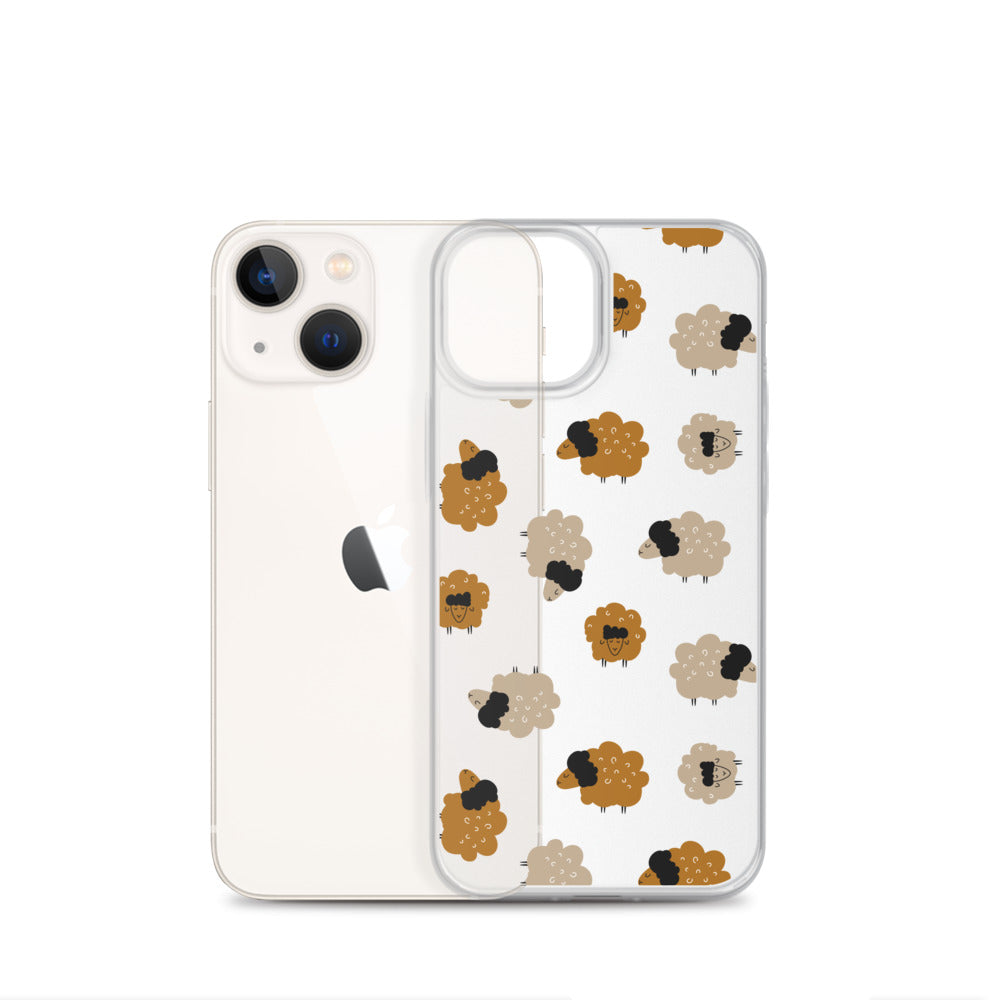 Cute Boho Sheeps iPhone Case