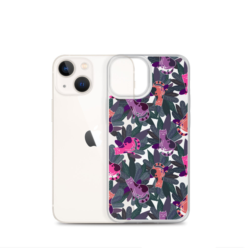 Psychodelic Cats iPhone Case