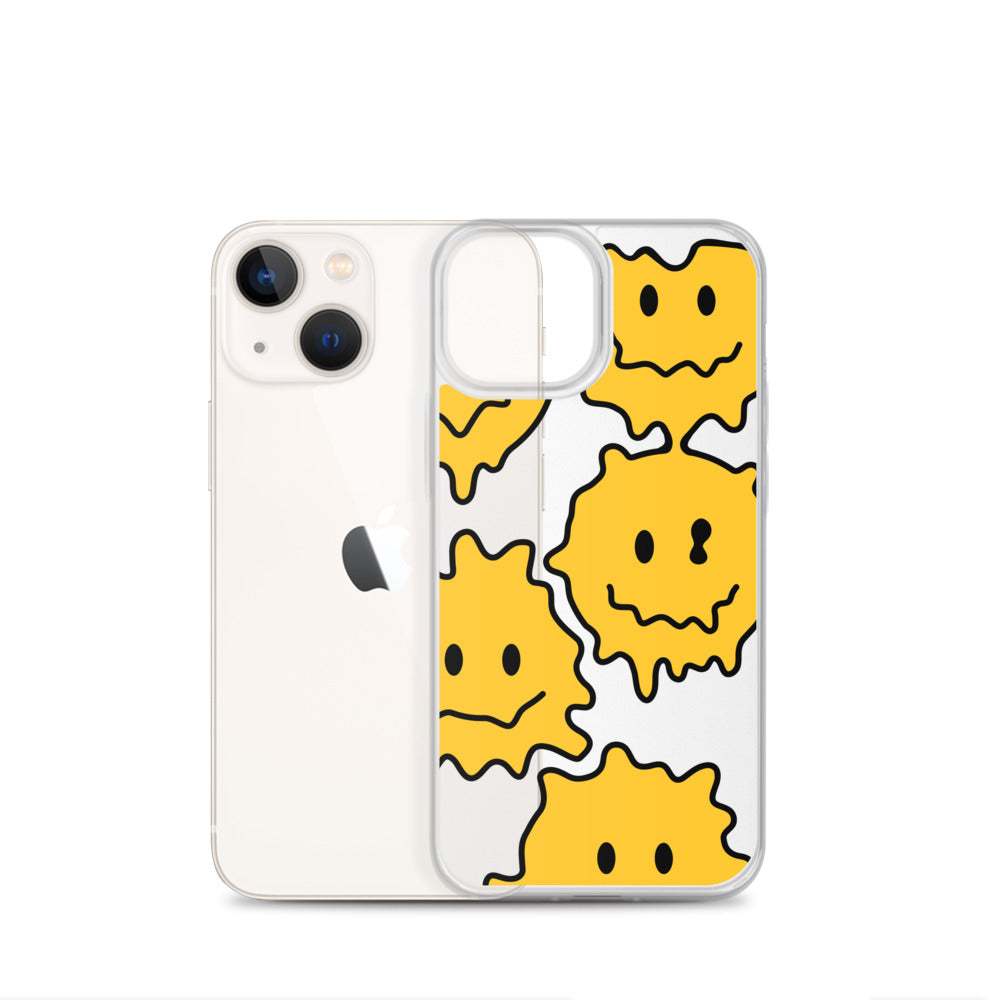 Smiling Faces - Trippy iPhone Case