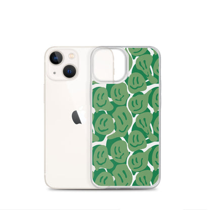 Liquify Money Green iPhone Clear Case