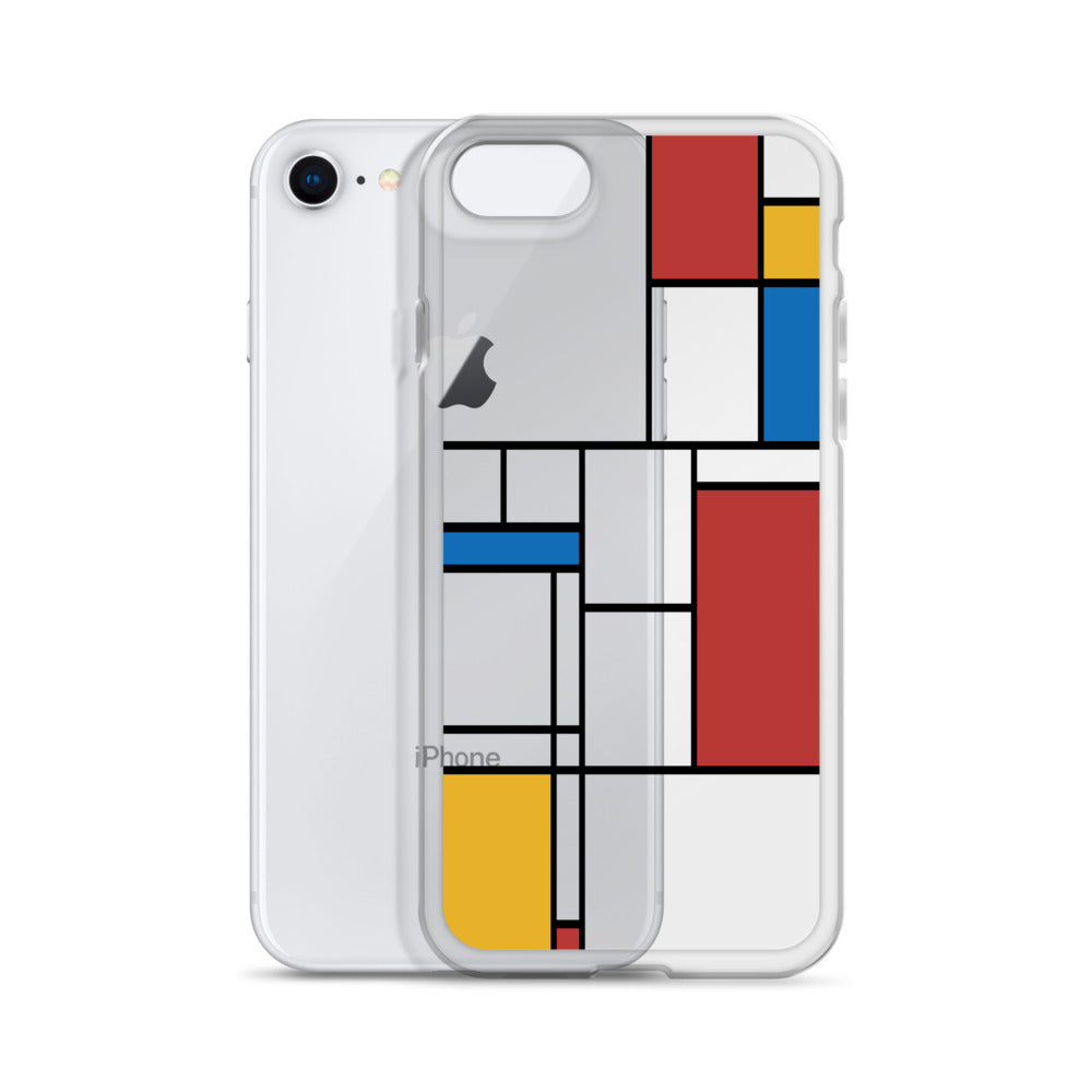 Piet Mondrian Geometric iPhone Case