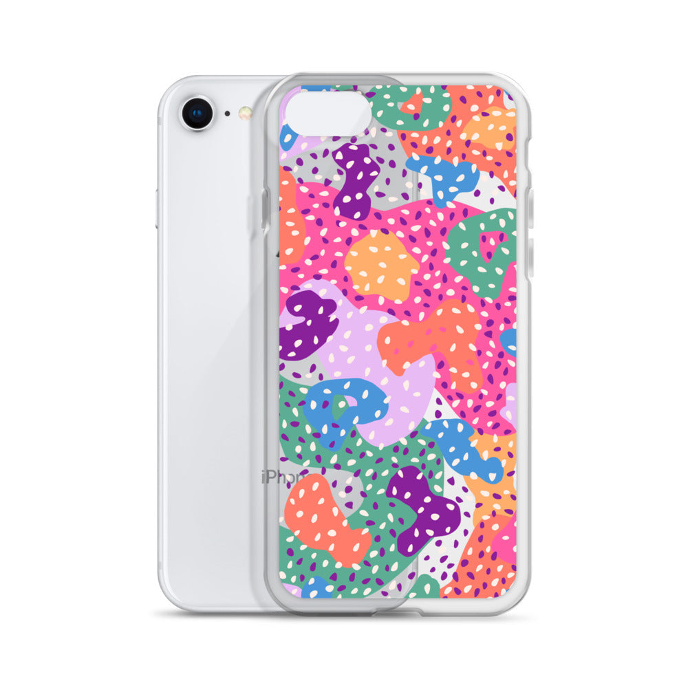 Colorful Modern Clear iPhone Case