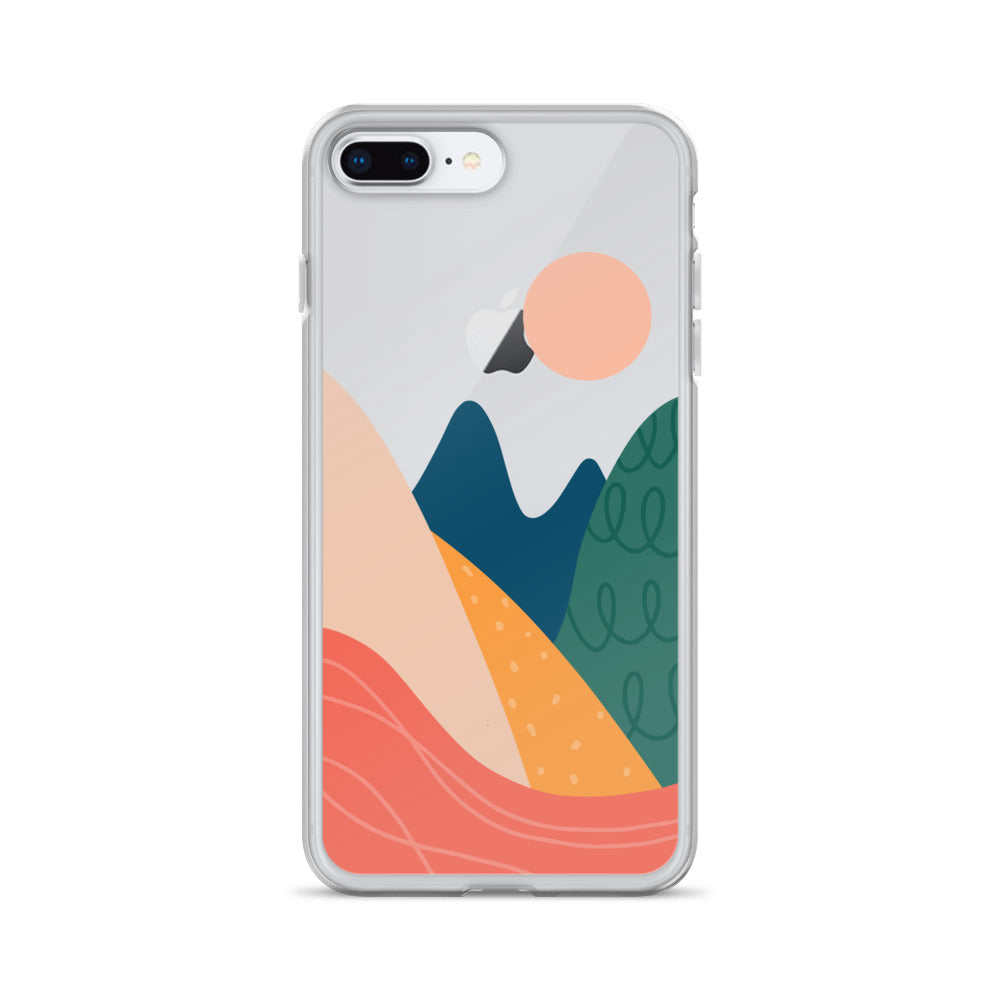 Colorful Travel Lovers iPhone Case
