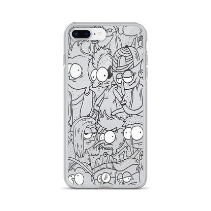 Rick and Morty Funny Cartoon iPhone Case