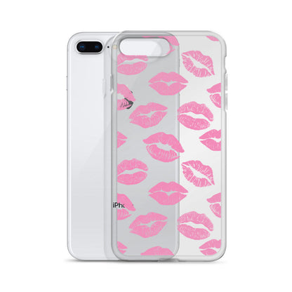 Pink Barbie Lips iPhone Case