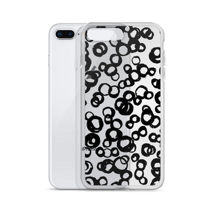 Black Aesthetic Abstract iPhone Case