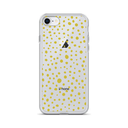 Green Mid Century Dots iPhone Case