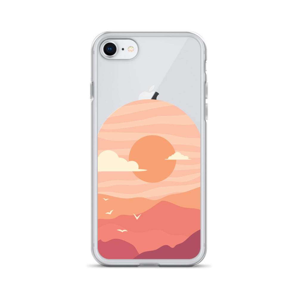 Pink Landscape Travel iPhone Case
