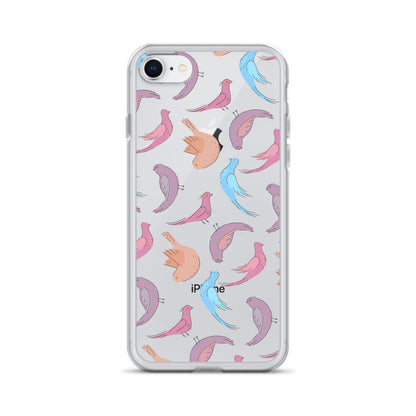 Nature Birds Clear iPhone Case