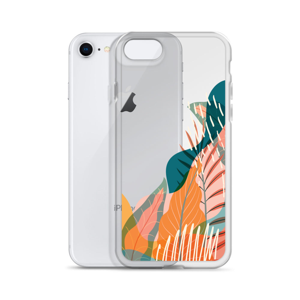 Colorful Clear iPhone Case