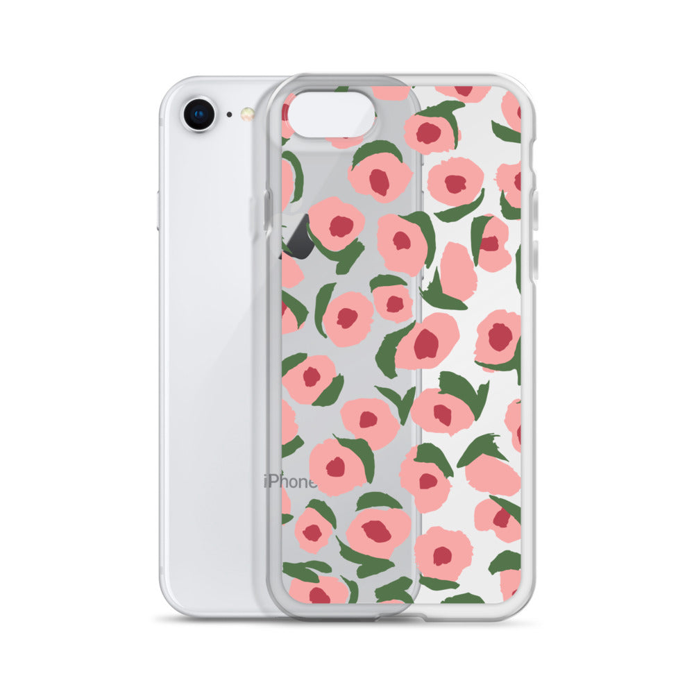 Pink Vintage Floral iPhone Case