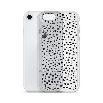 Black Little Dots iPhone Case