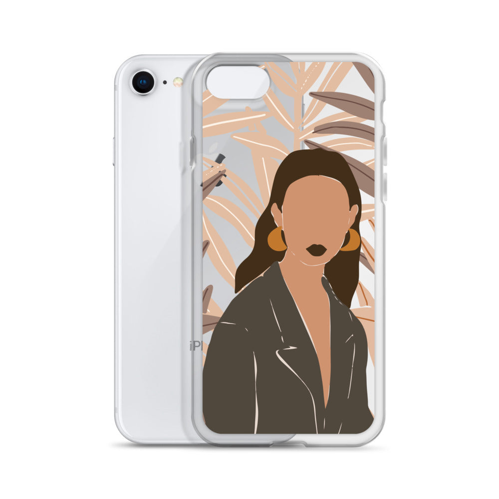 Fashion Woman Clear iPhone Case