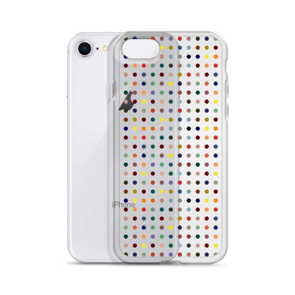 Tiny Colorful Retro Dots iPhone Case