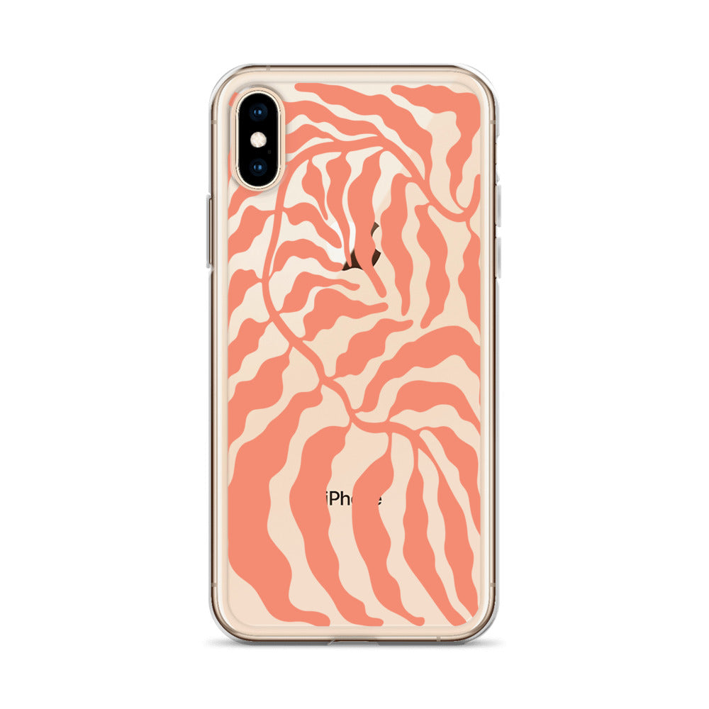 Peach Leaf iPhone Case