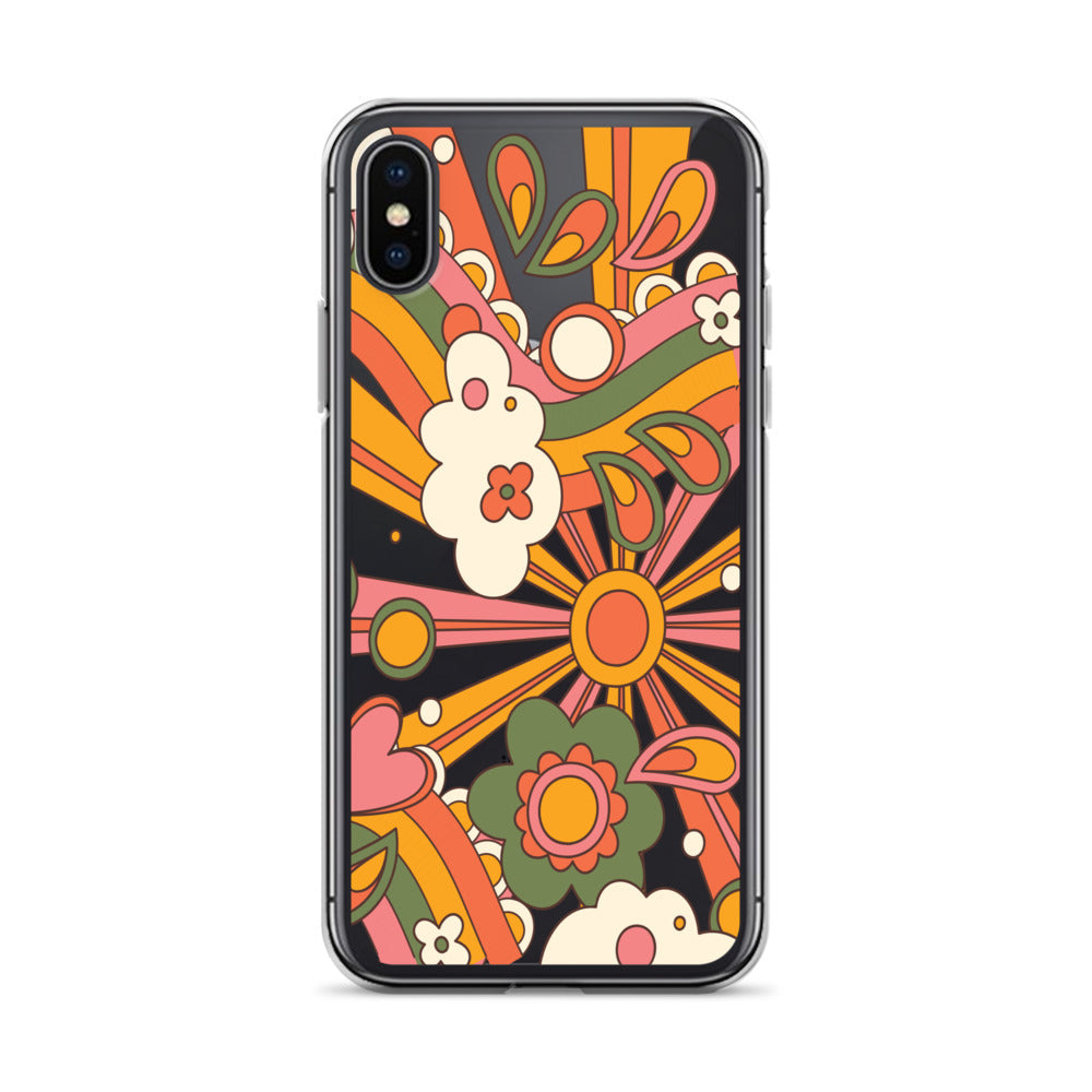 Hippie Groovy Retro iPhone Case
