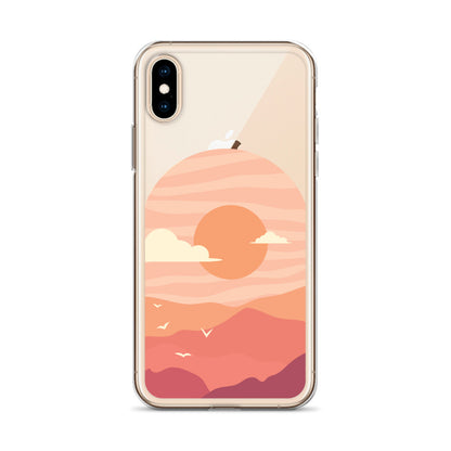 Pink Landscape Travel iPhone Case