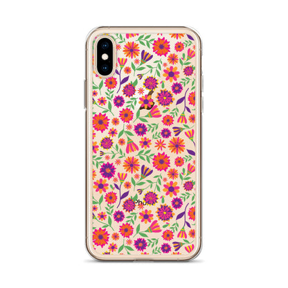 Colorful Flowers Feminin iPhone Case