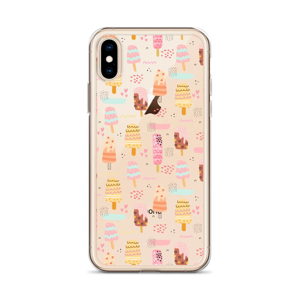 Cute Sweet Ice Cream Pattern iPhone Case