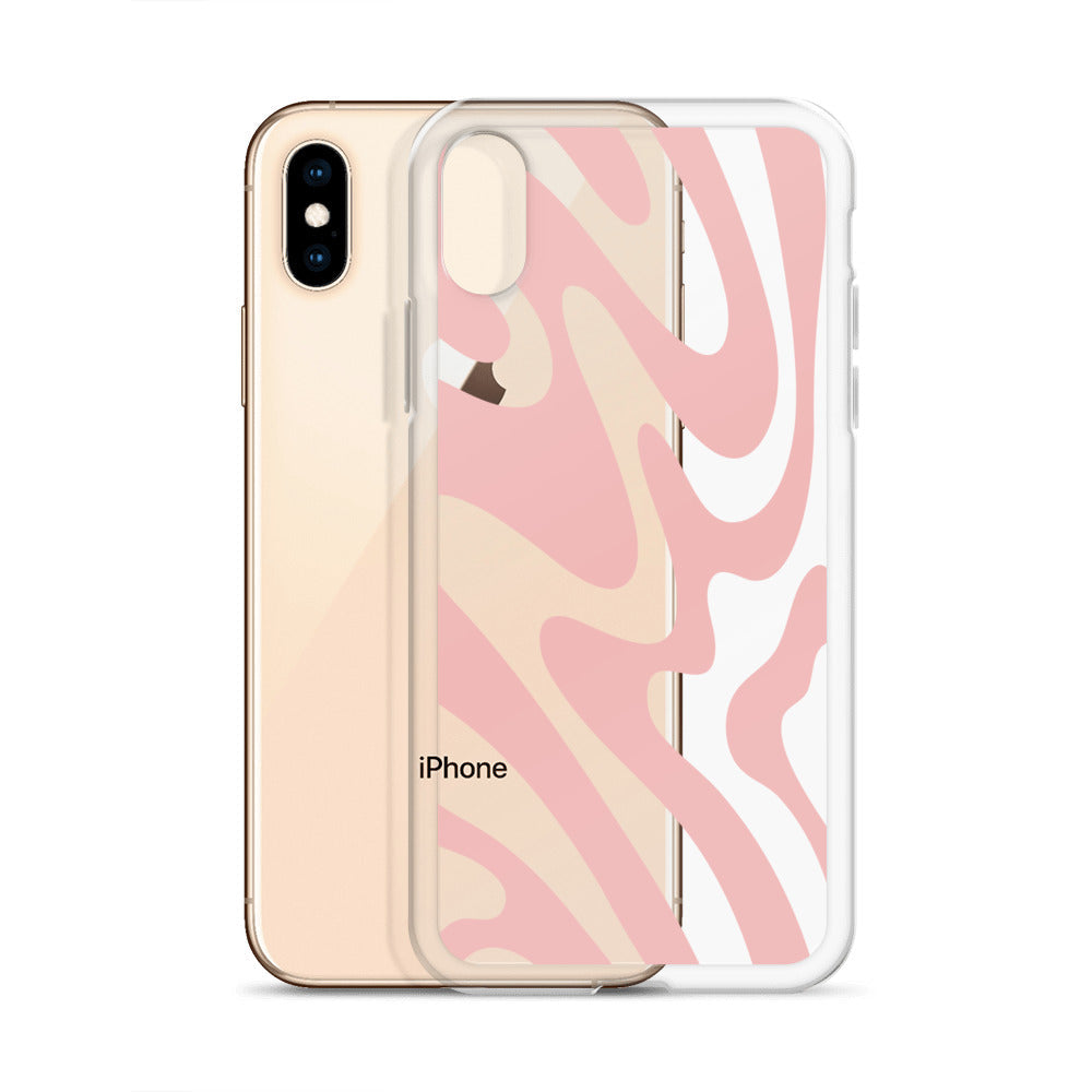 Abstract Pink iPhone Case