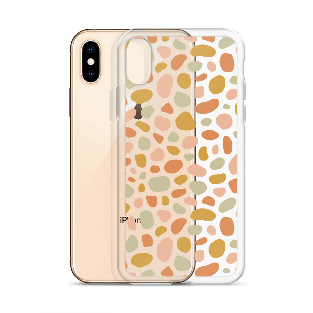 Pastel Abstract Shapes iPhone Case