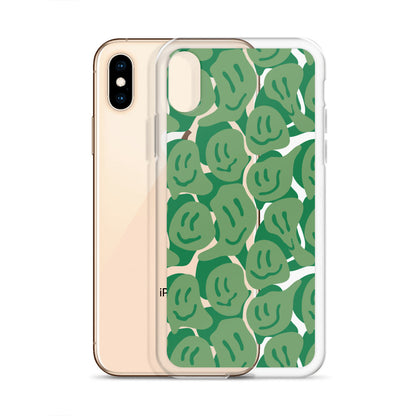 Liquify Money Green iPhone Clear Case