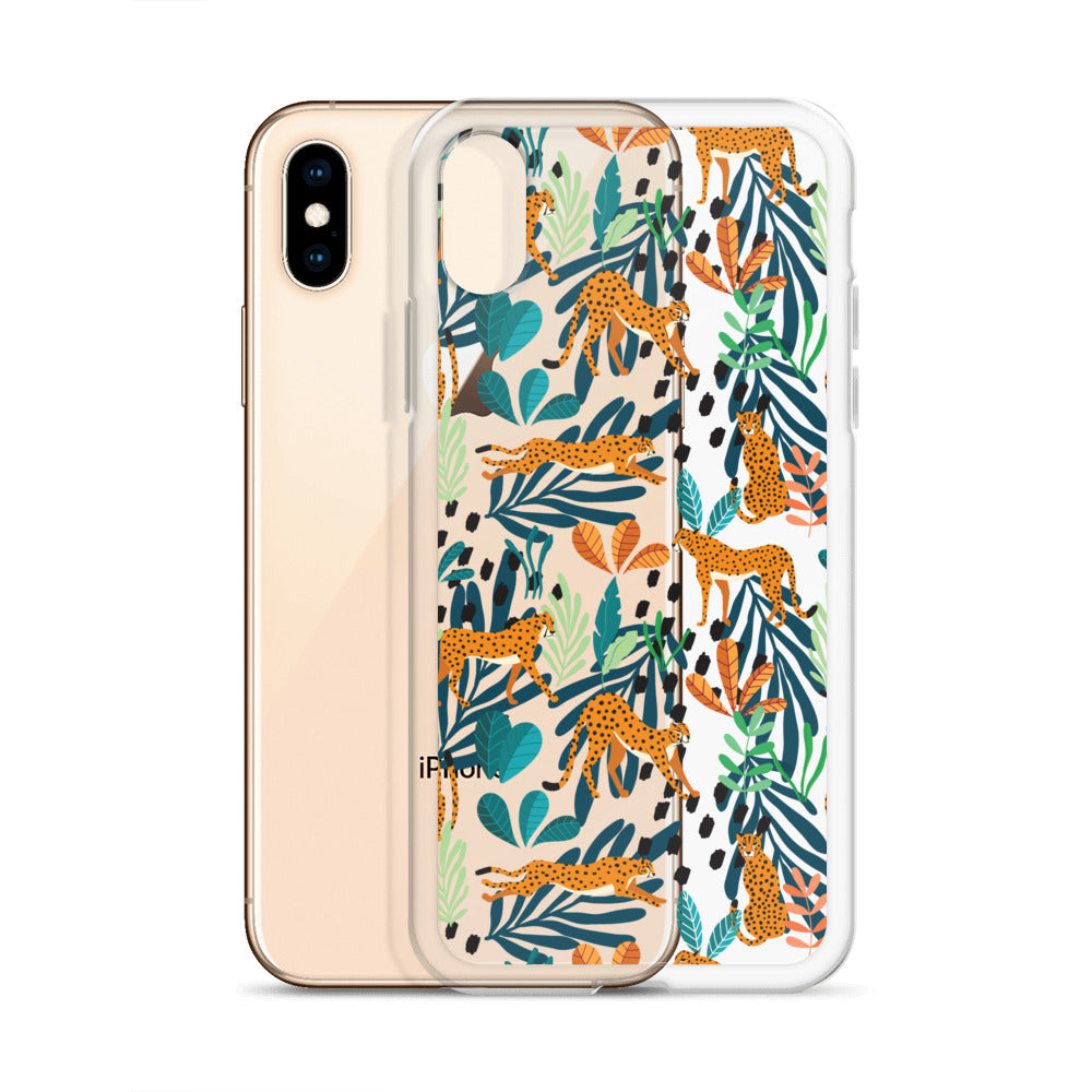Jungle Tropical Cheetah iPhone Case