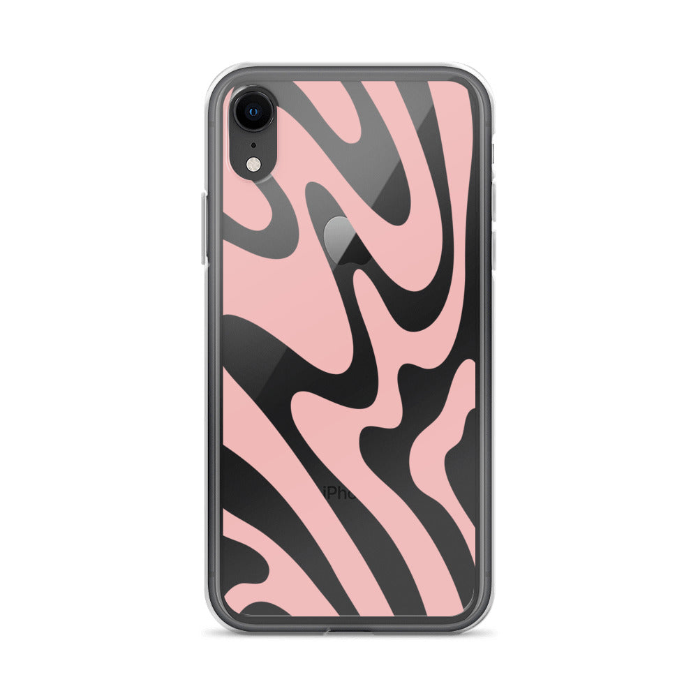 Abstract Pink iPhone Case