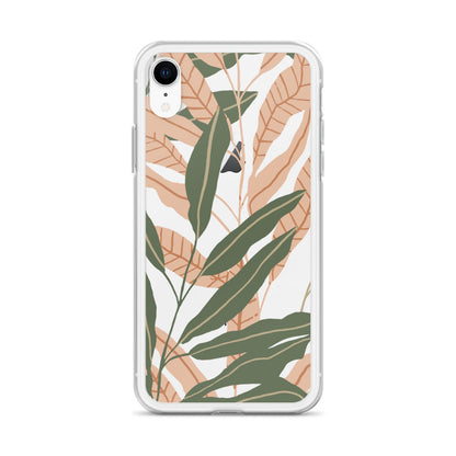 Botanical Boho Leaves iPhone Case