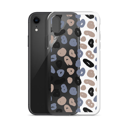 Abstract Nordic Clear iPhone Case
