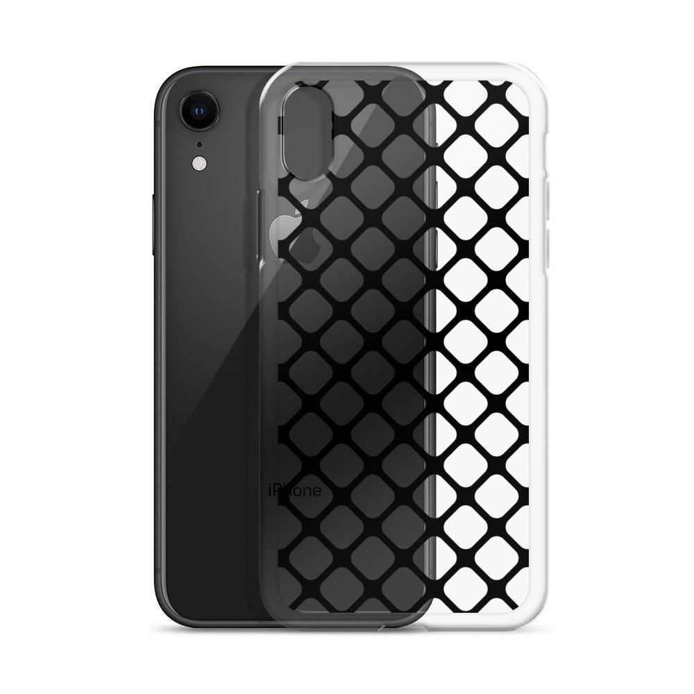Black Geometric Pattern iPhone Case