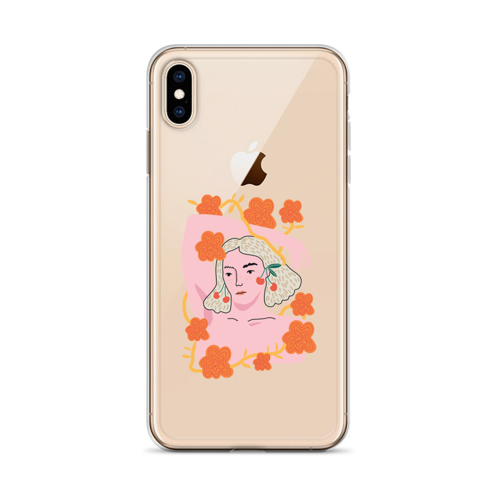 Crazy Plant Lady Clear iPhone Case