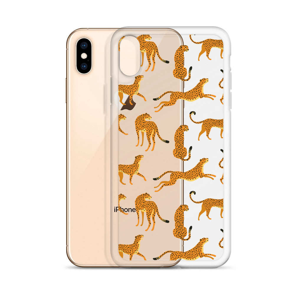 Jungle Cheetah Leopards Pattern iPhone Case