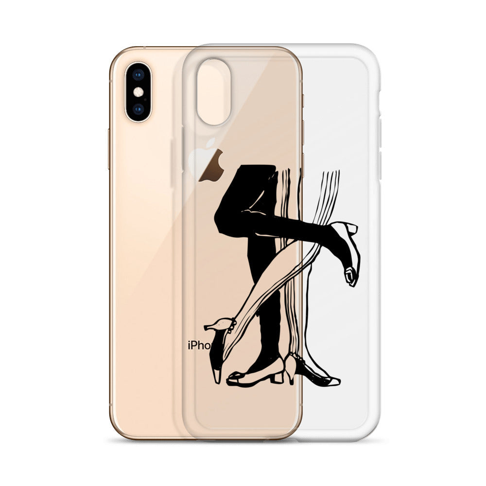 Jazz Swing Dance Clear iPhone Case