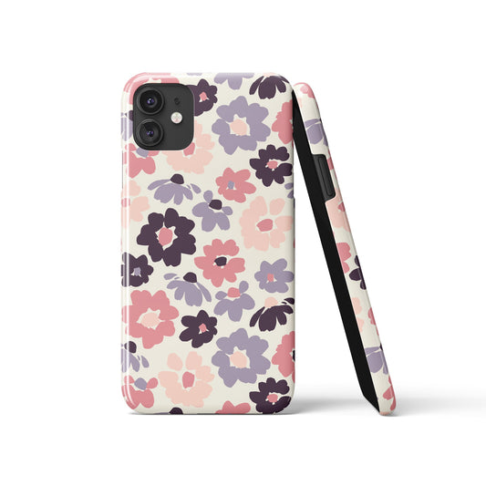 iPhone 12 Case with retro floral painting print