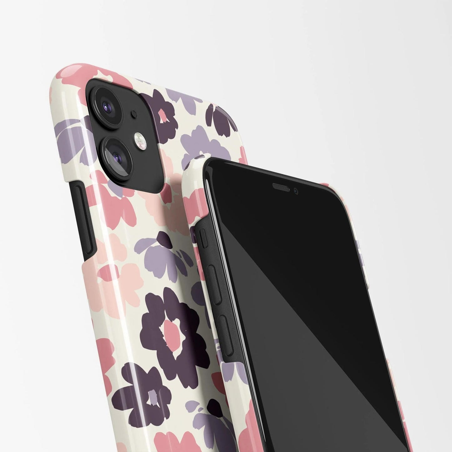 iPhone 12 Case with retro floral painting print