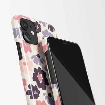 iPhone 12 Case with retro floral painting print