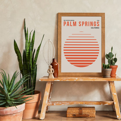 Palm Springs Sun Poster