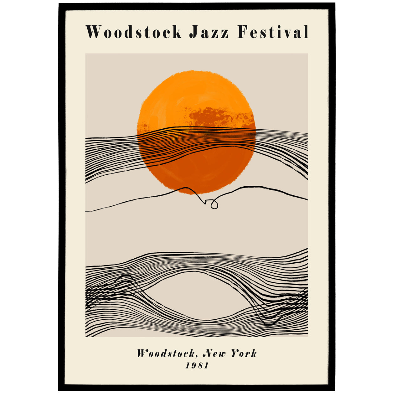 Woodstock Jazz Festival Poster