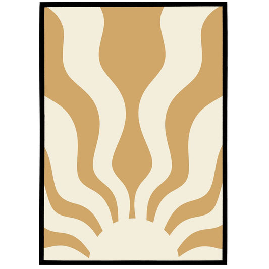 Eclecitc Sunset - Minimal Art Poster - HypeSheriff Europe