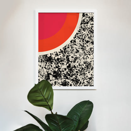 Abstract Retro Art Print