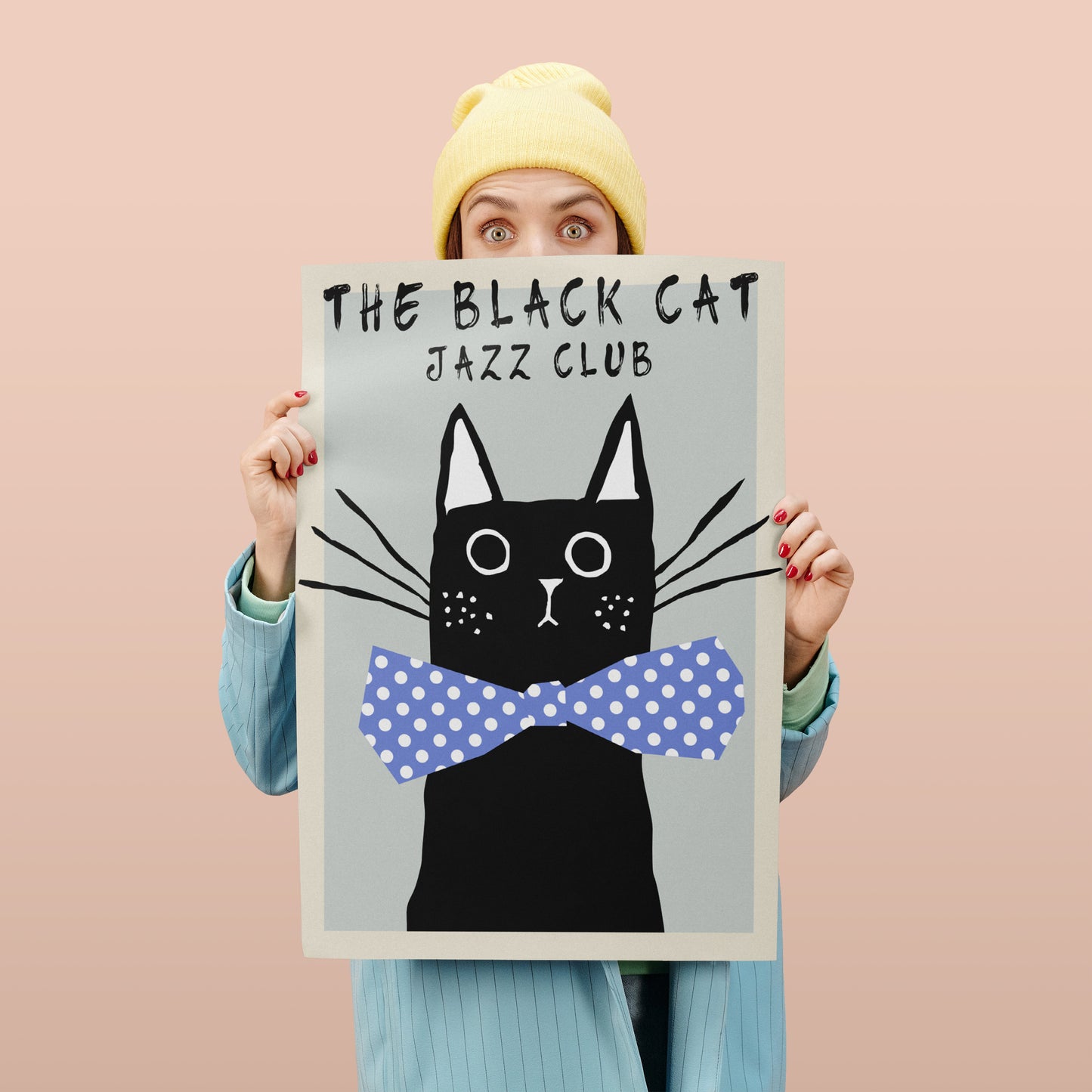 Black Cat - Jazz Club Poster