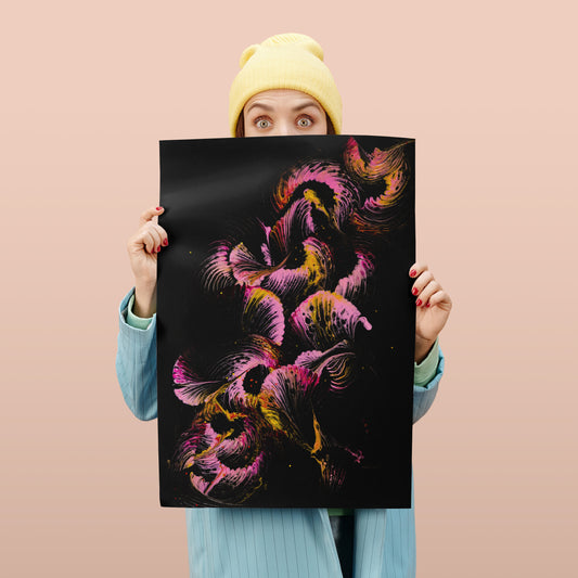 Japanese Paint Art - Poster Print