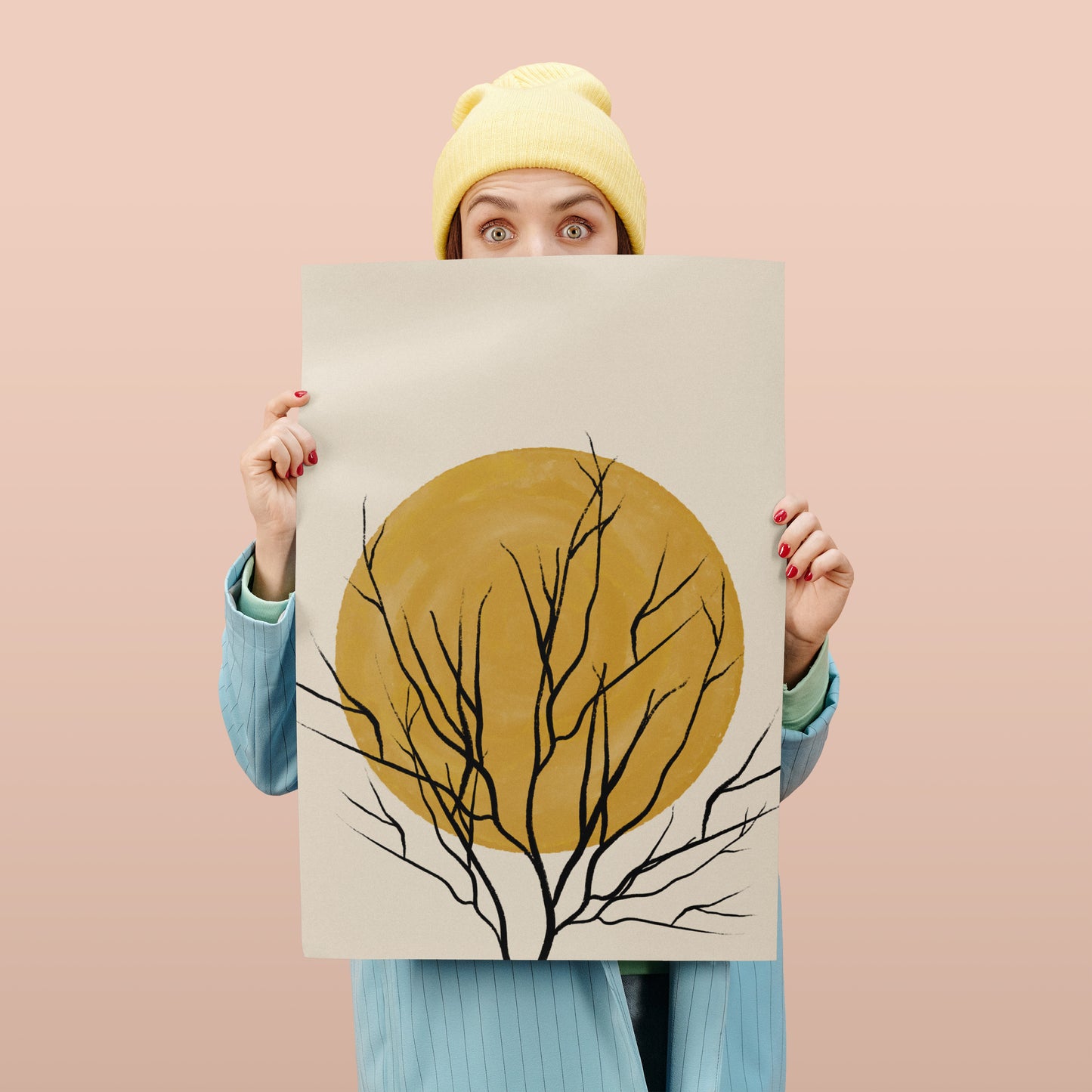 Minimalist Tree Illustration Print