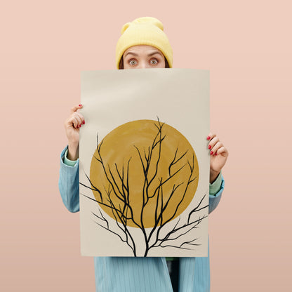 Minimalist Tree Illustration Print