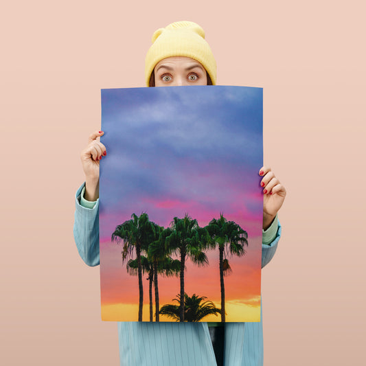 Rainbow Sunset Photo Poster