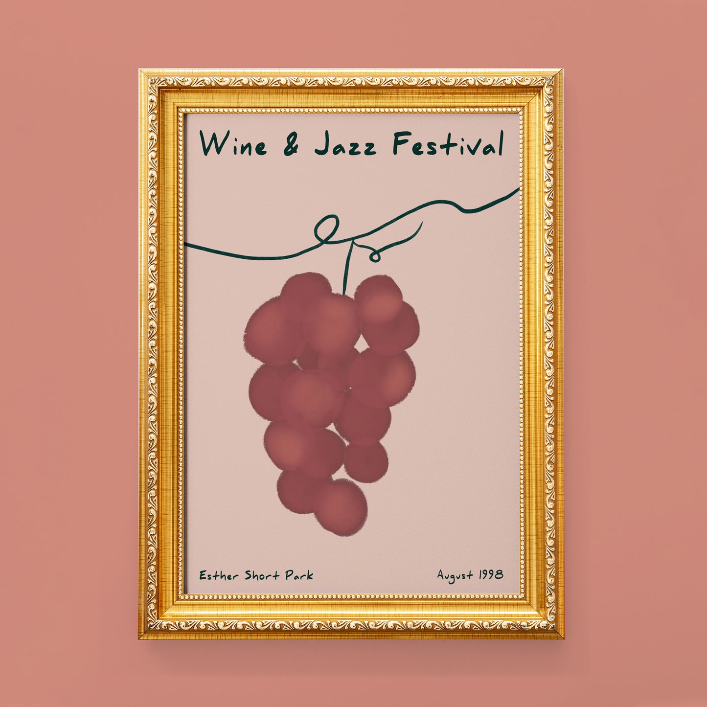 Wine & Jazz Festival Poster