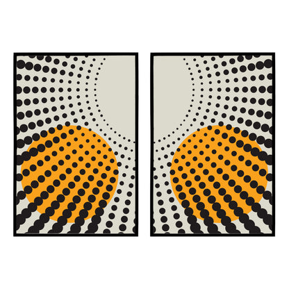 Set of 2 Matching Geometric Posters