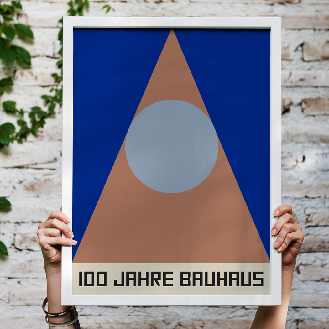 Geometric Bauhaus Anniversary Poster